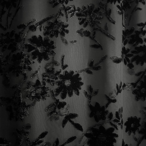 NWT's Kasper & Company ASL Silk Burnout Floral  2 Pc Blouse Skirt Maxi Gown Sz 6 - Picture 9 of 11